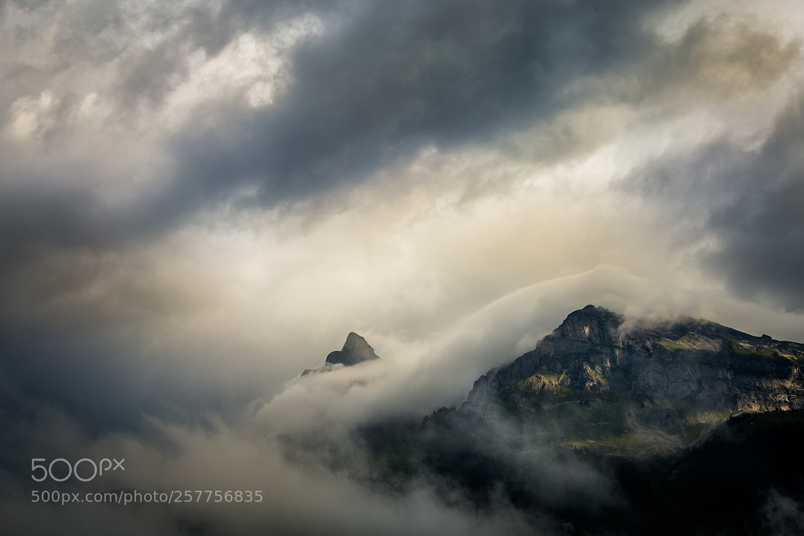 Canon EOS 6D sample photo. Clouds on the montain #1 photography