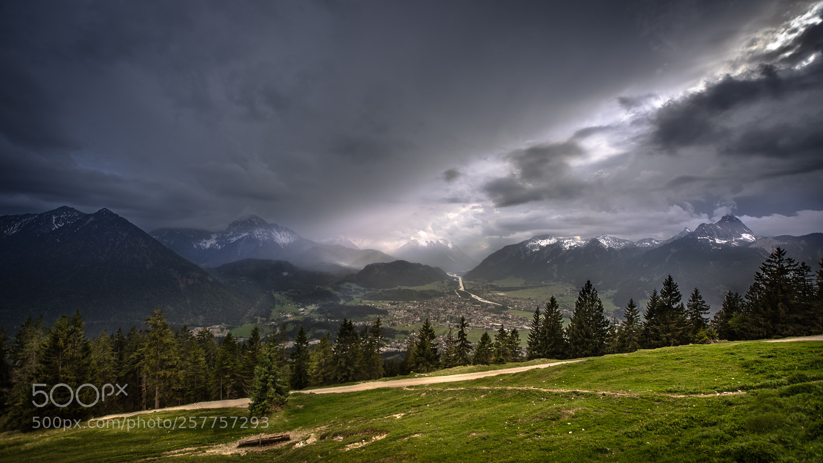 Sony a7 II sample photo. Tyrolean thunderstorm photography