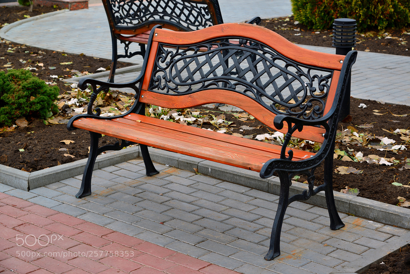 Nikon D600 sample photo. Wooden benches with metal photography