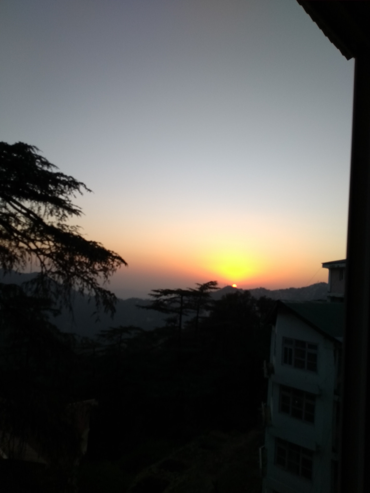 Motorola Moto G (5S) sample photo. Sunrise at shimla. photography