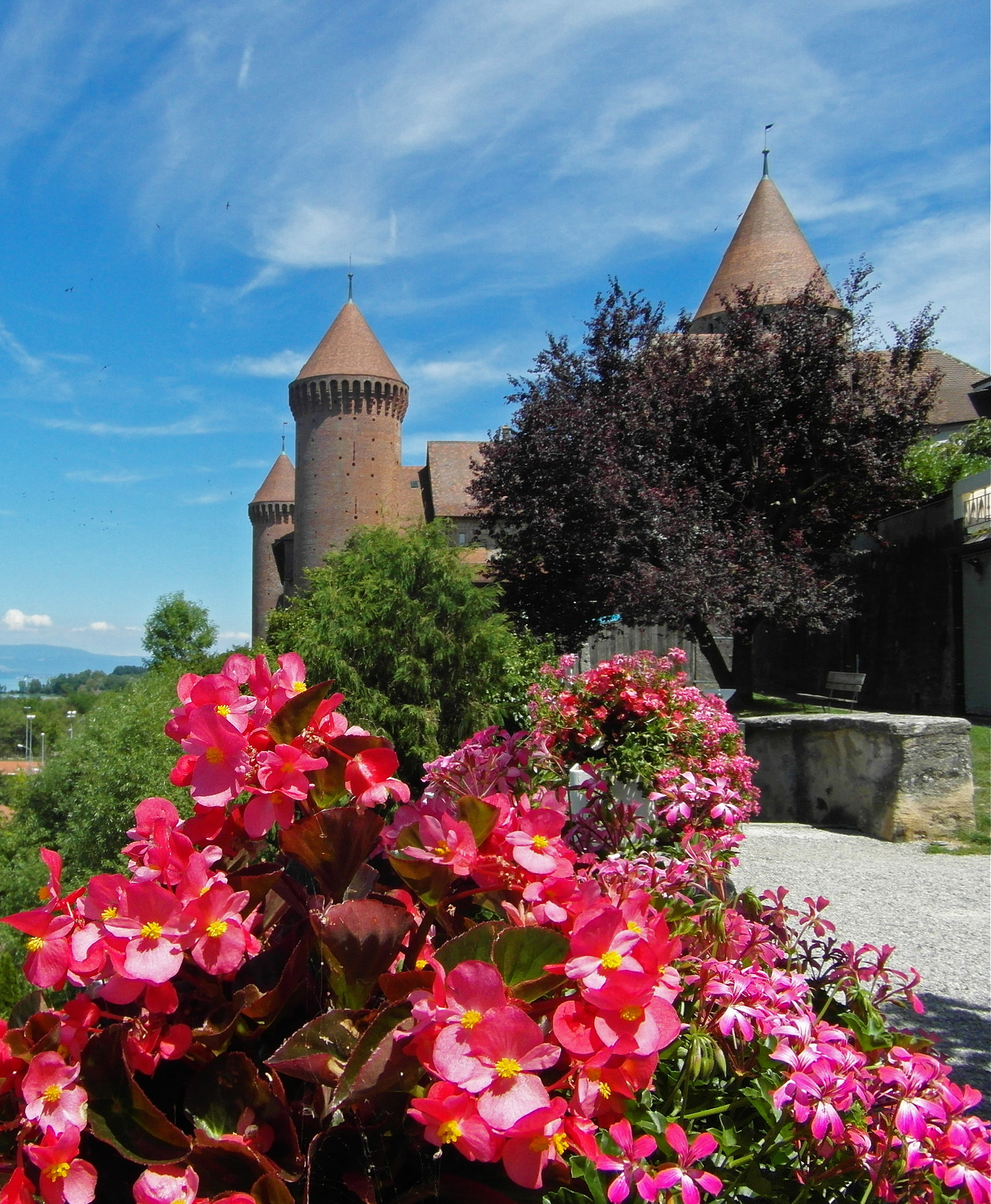 Samsung WB750 sample photo. Château estavayer-le-lac photography
