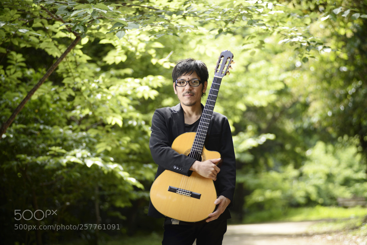 Nikon D610 sample photo. Guitarist photography