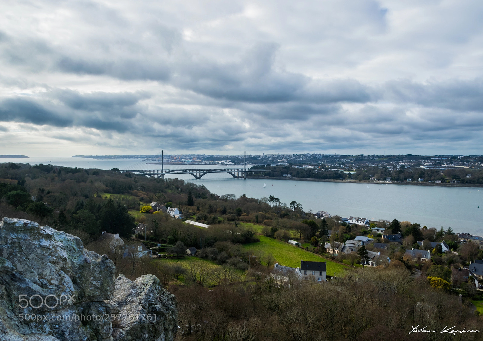 Nikon D5300 sample photo. Brest vu du rocher photography