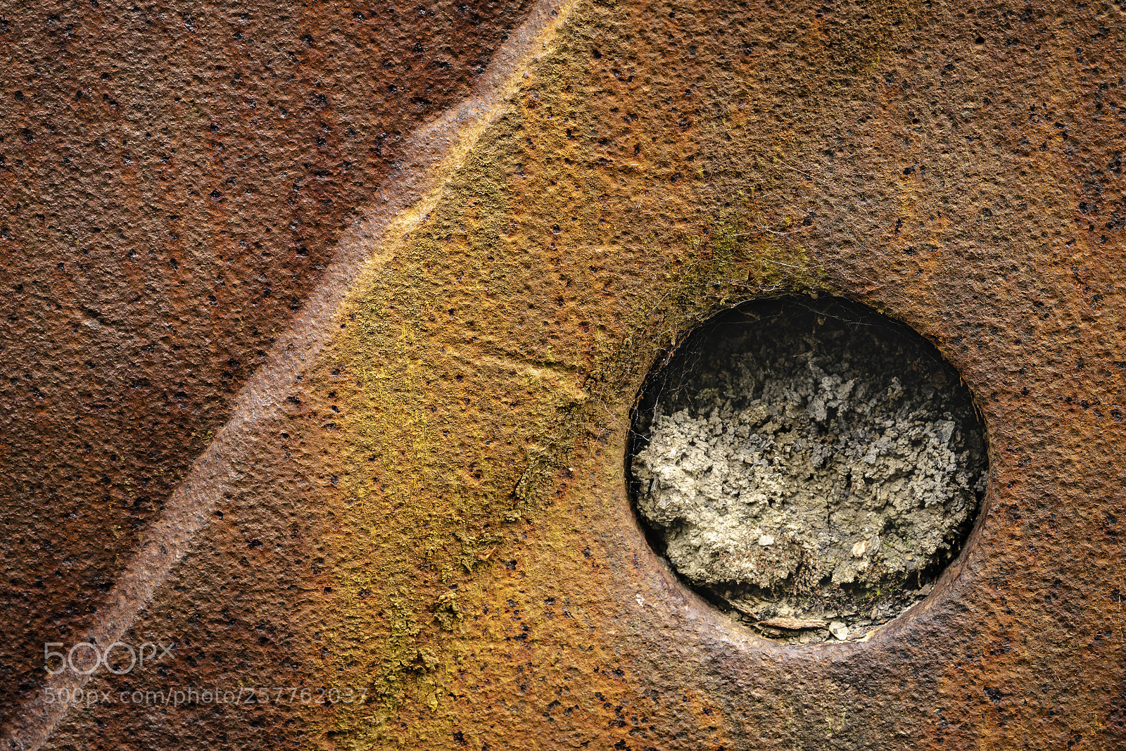 Sony a7R III sample photo. Rusty hole photography