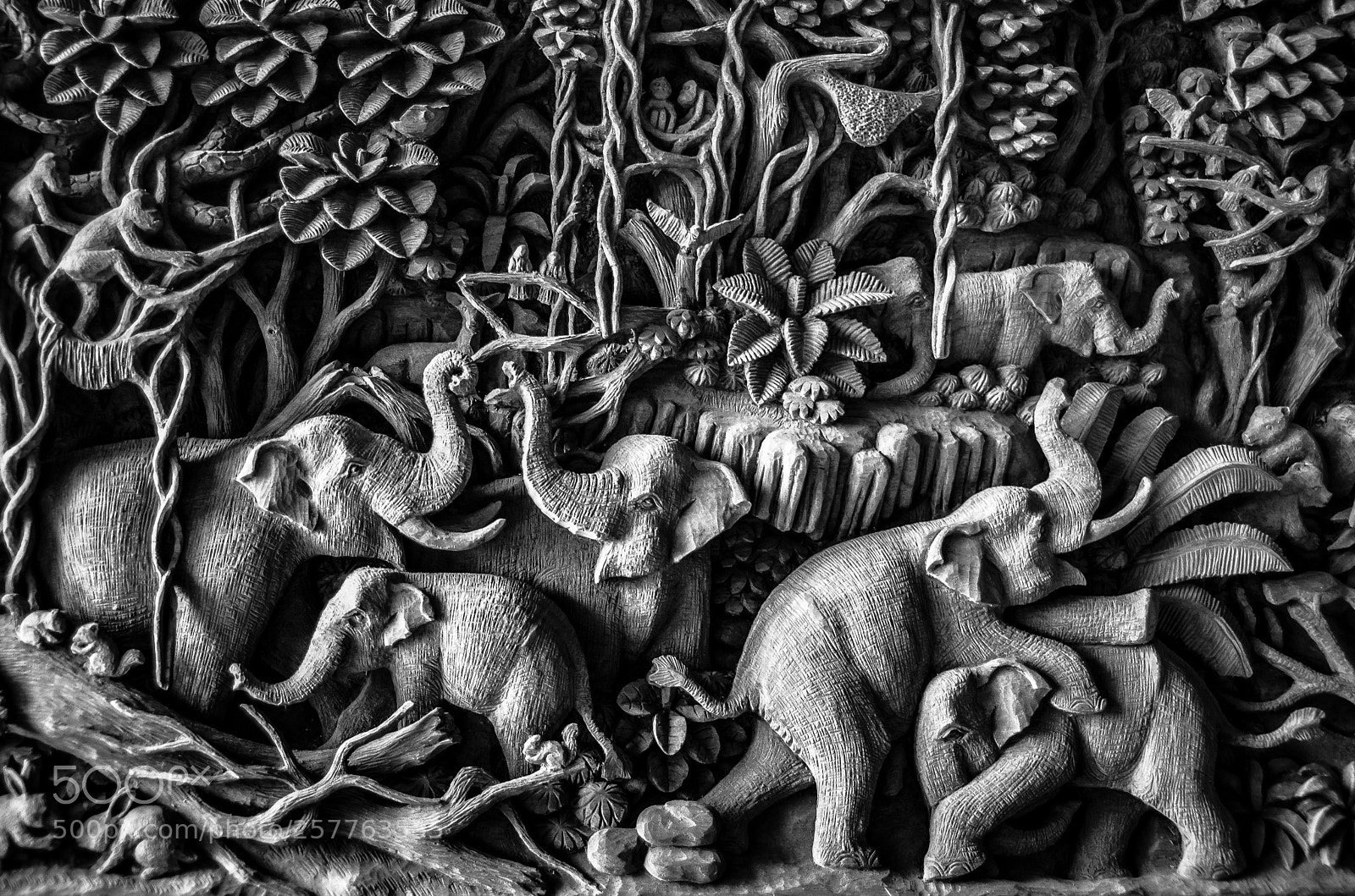 Pentax K-5 sample photo. Carved in wood photography