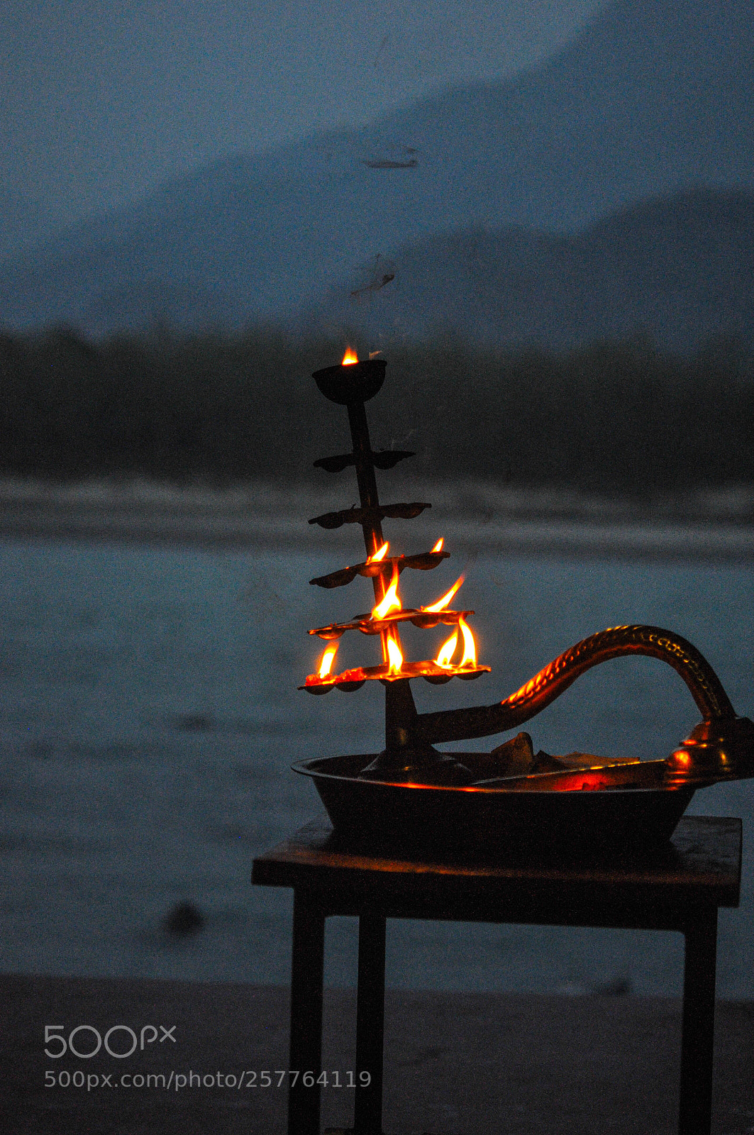 Nikon D5000 sample photo. Evening prayers by the photography