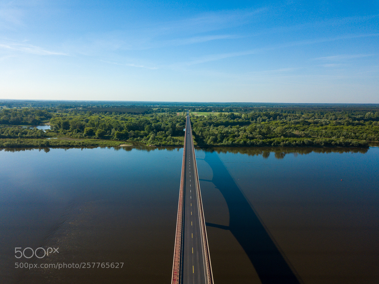 DJI FC220 sample photo. Bridge over vistula river photography