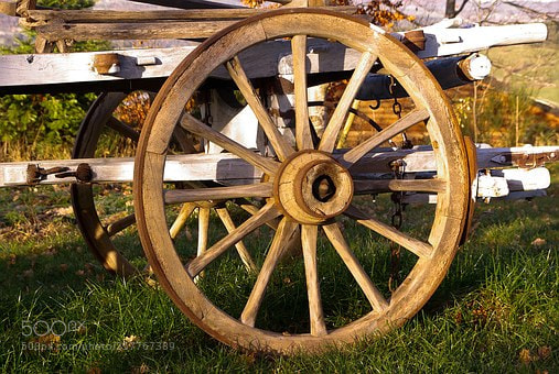 Pentax K10D sample photo. Cart photography