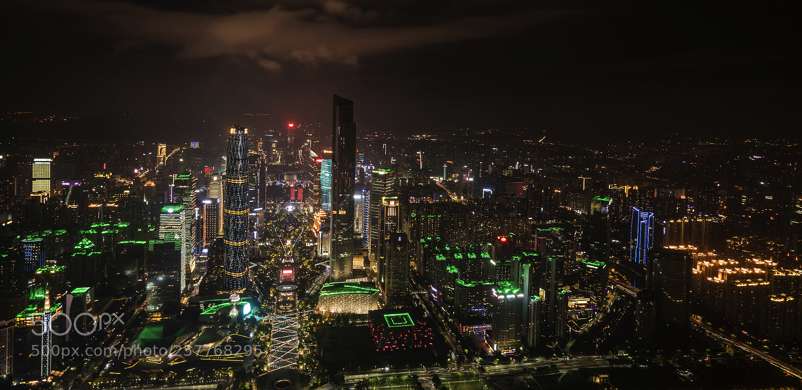 Sony a7R II sample photo. Guangzhou by night. photography