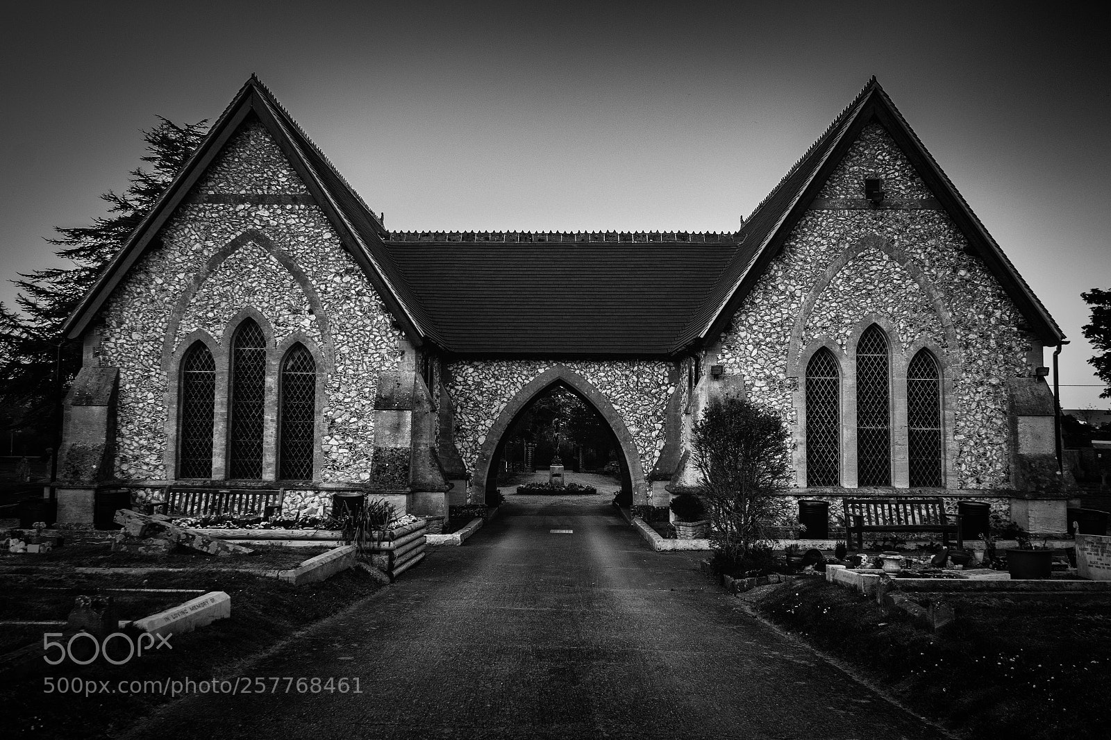 Nikon D5300 sample photo. Moody old church photography