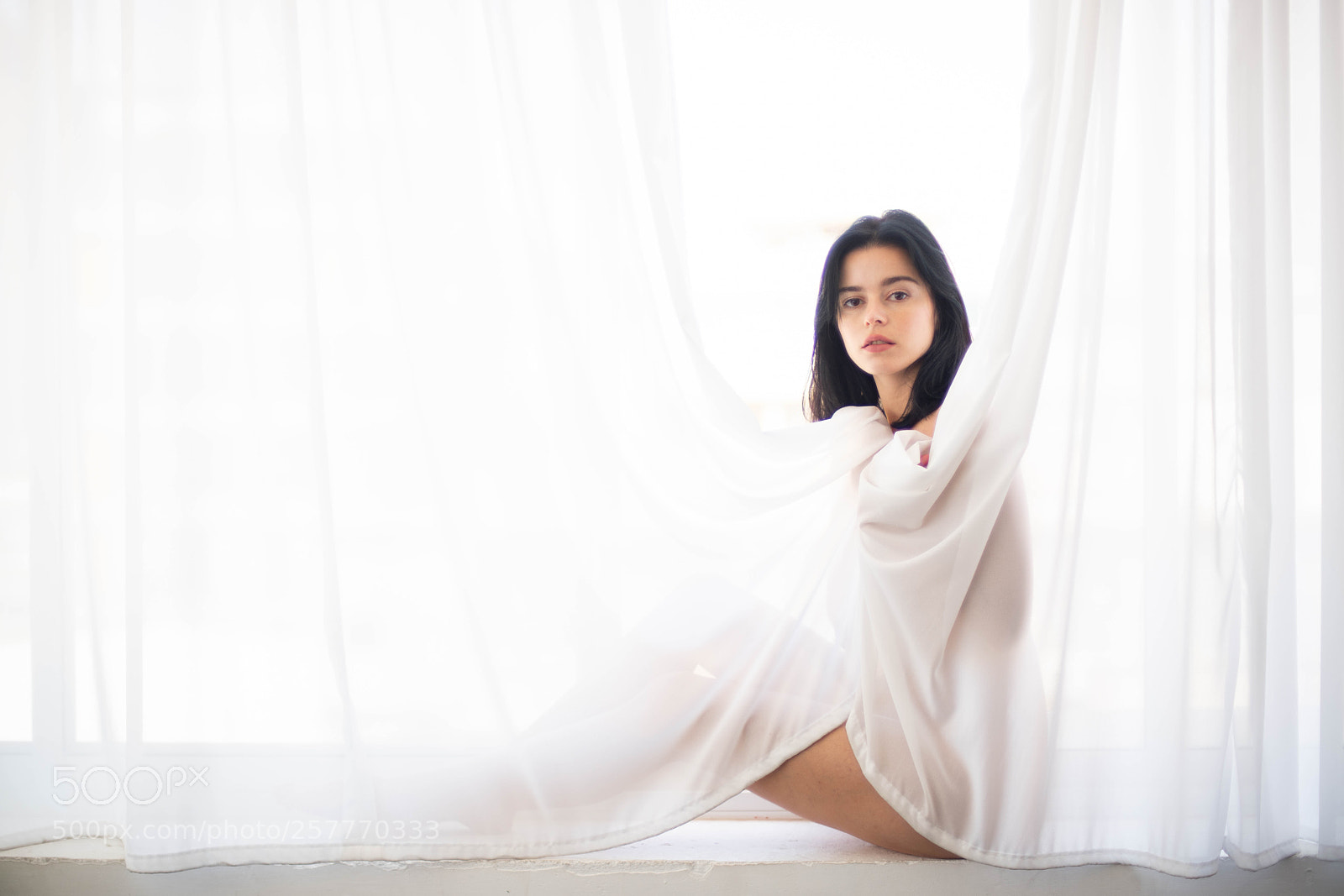 Nikon D850 sample photo. Woman in white photography