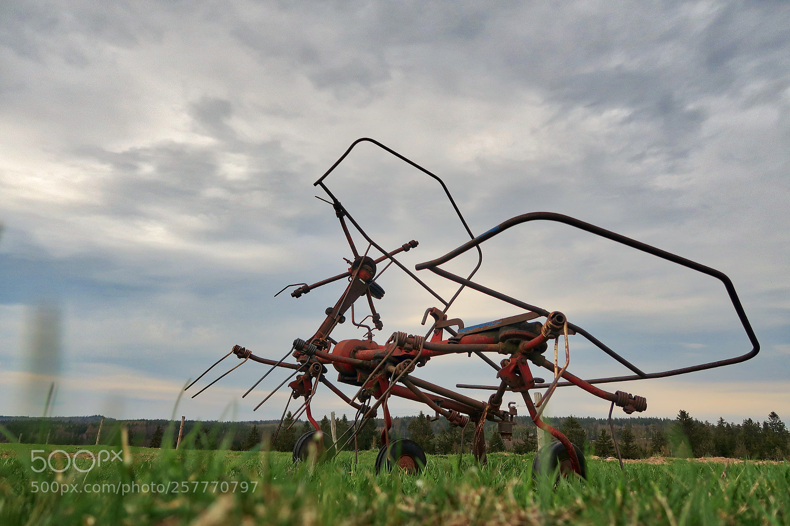 Canon PowerShot G7 X Mark II sample photo. Angry agricultural machine photography