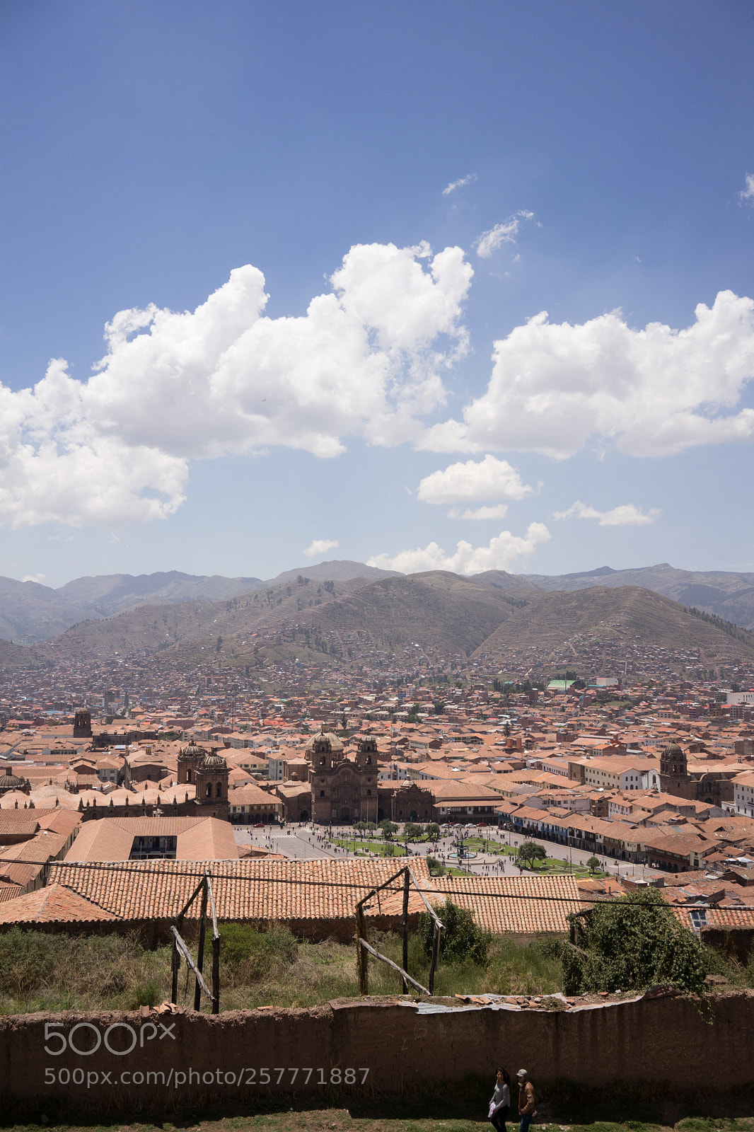Sony a7 sample photo. Cuzco from above photography