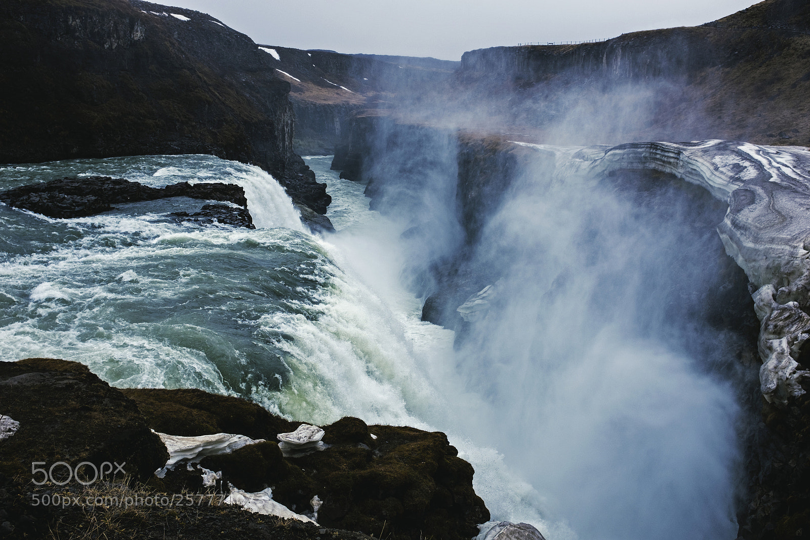 Fujifilm X100S sample photo. Gulfoss photography