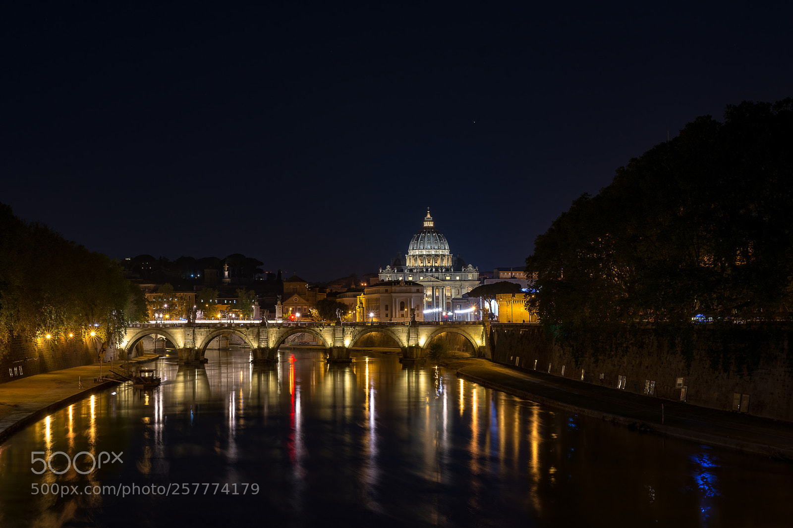 Nikon D7200 sample photo. Ponte sant'angelo @ night photography