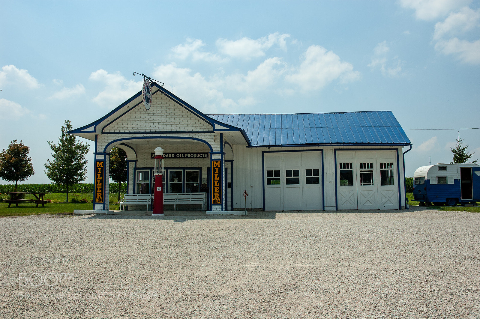Nikon D70s sample photo. Miller gas station photography