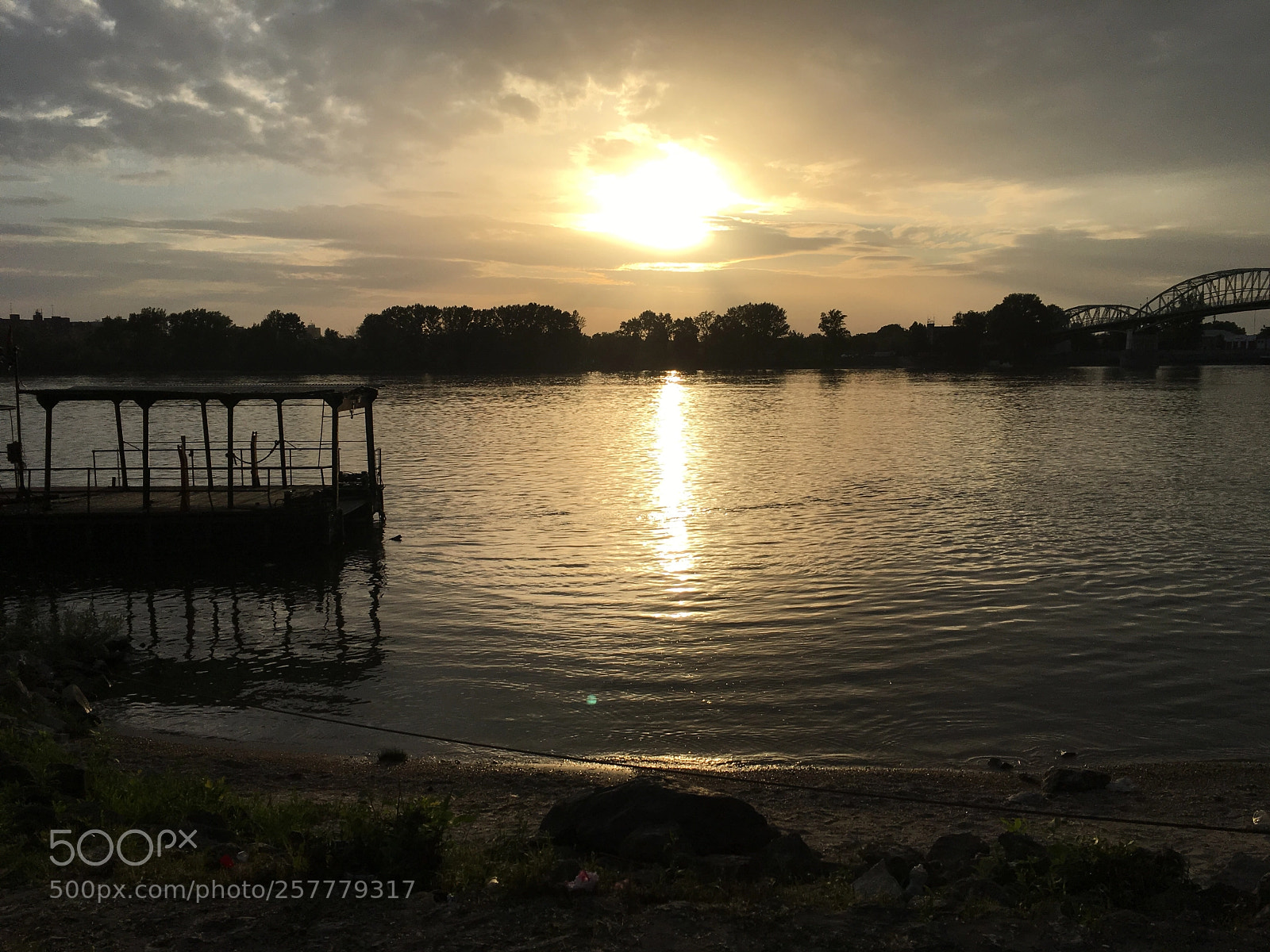 Apple iPhone 6s sample photo. Danube,and the sunset photography