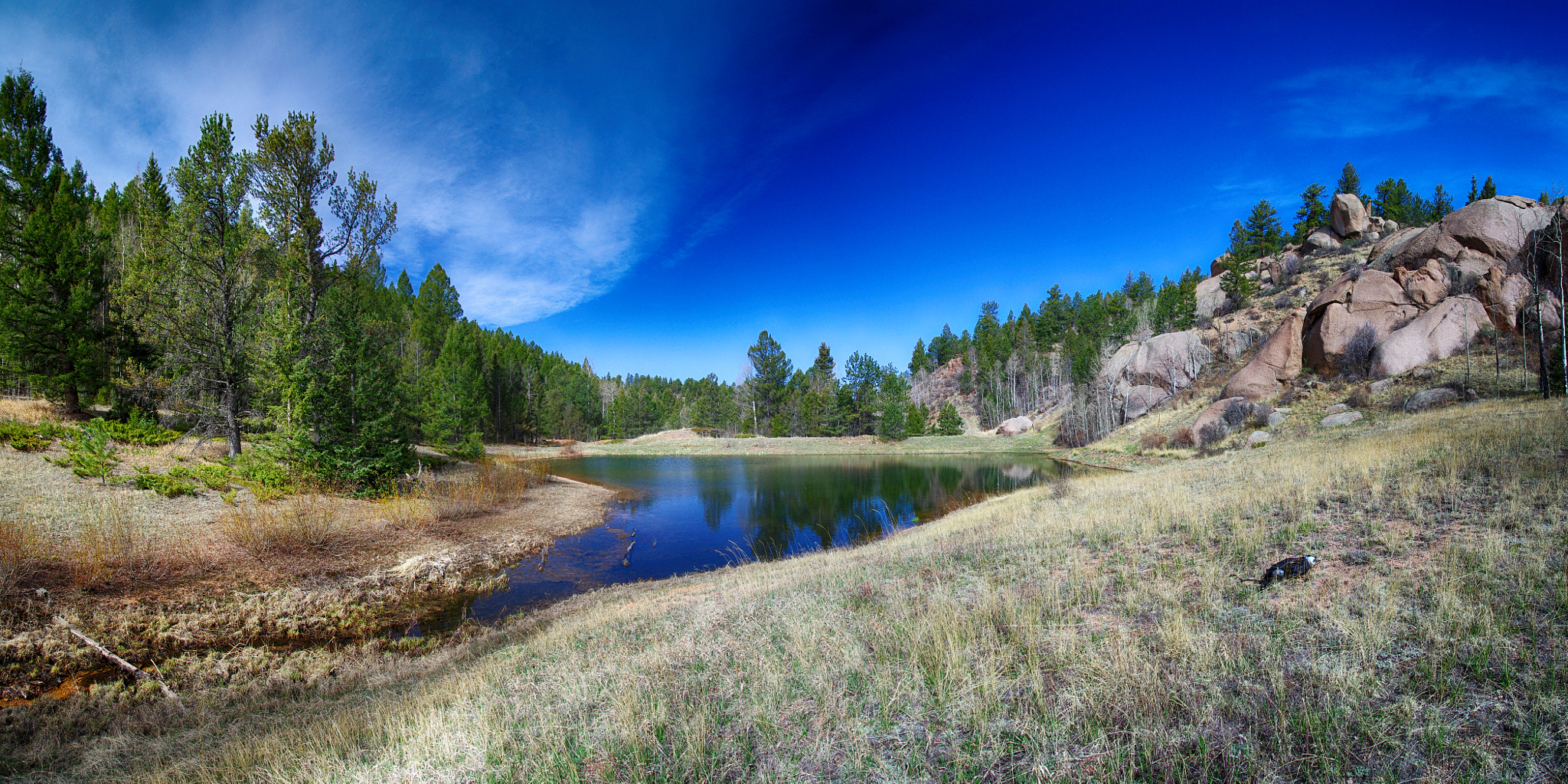 Pentax K-5 IIs sample photo. The ponds mueller state park photography