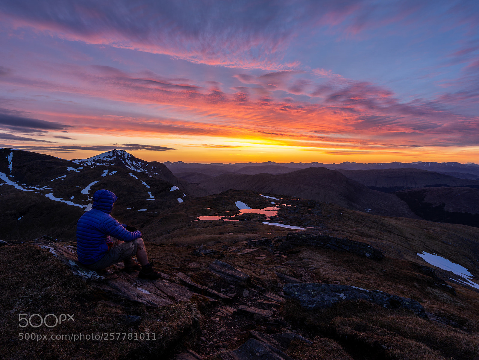Sony a7R sample photo. Beinn duhbchraig sunset photography