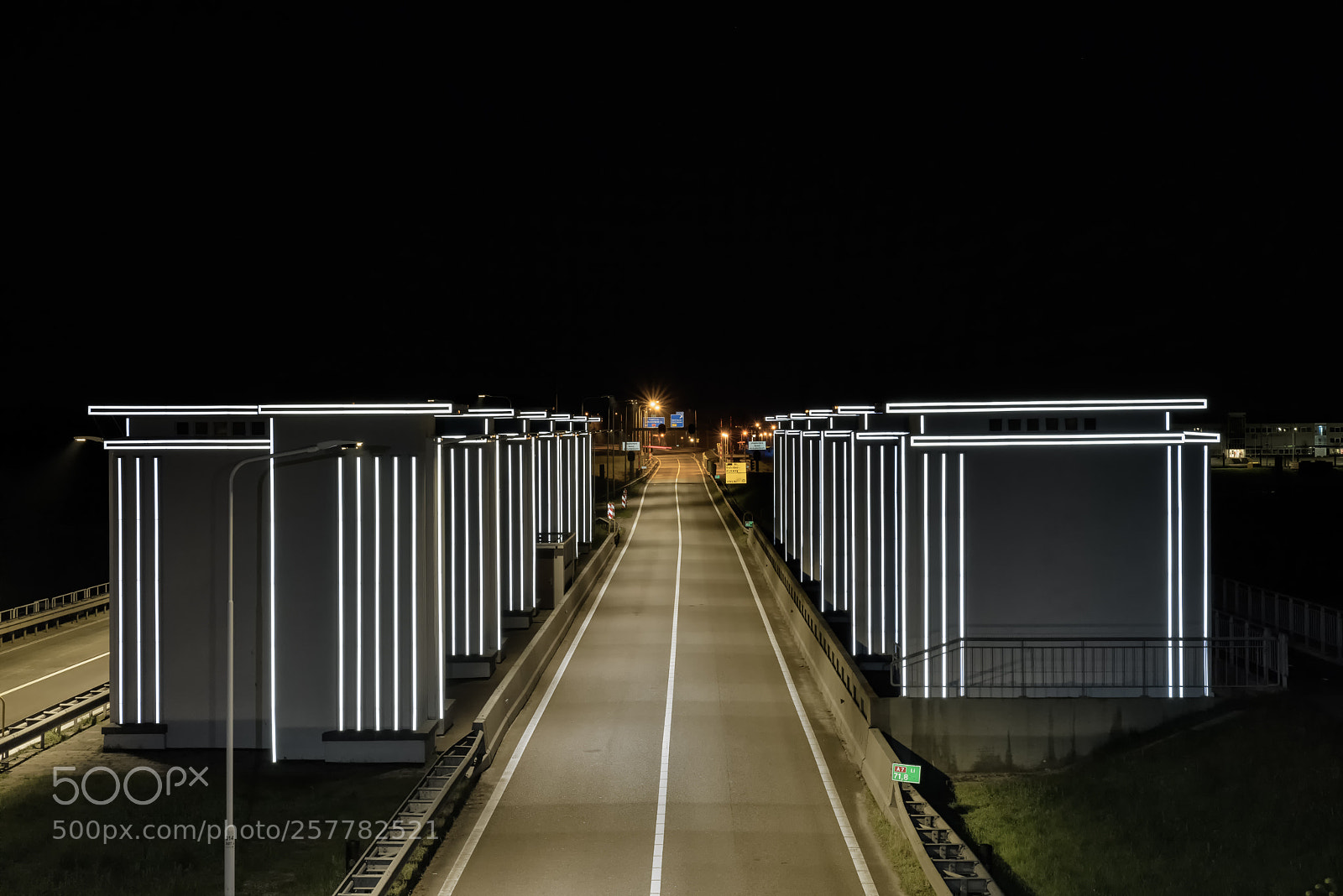 Pentax K-1 sample photo. Afsluitdijk art photography