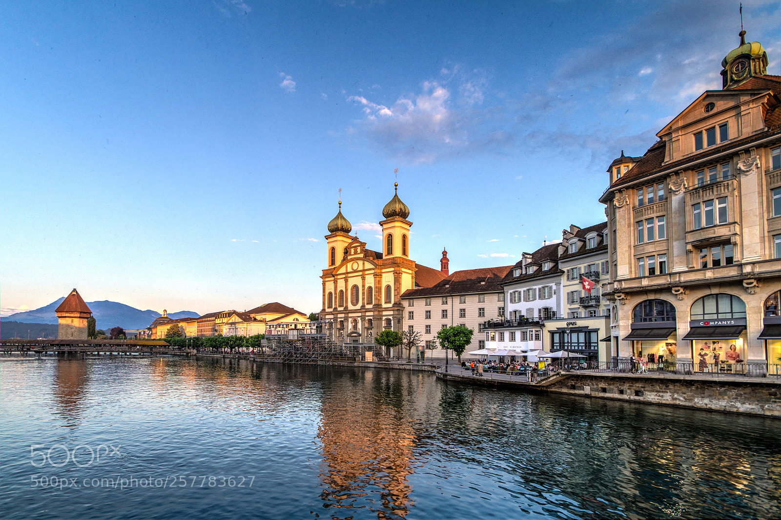 Canon EOS 7D sample photo. Luzern at dusk photography