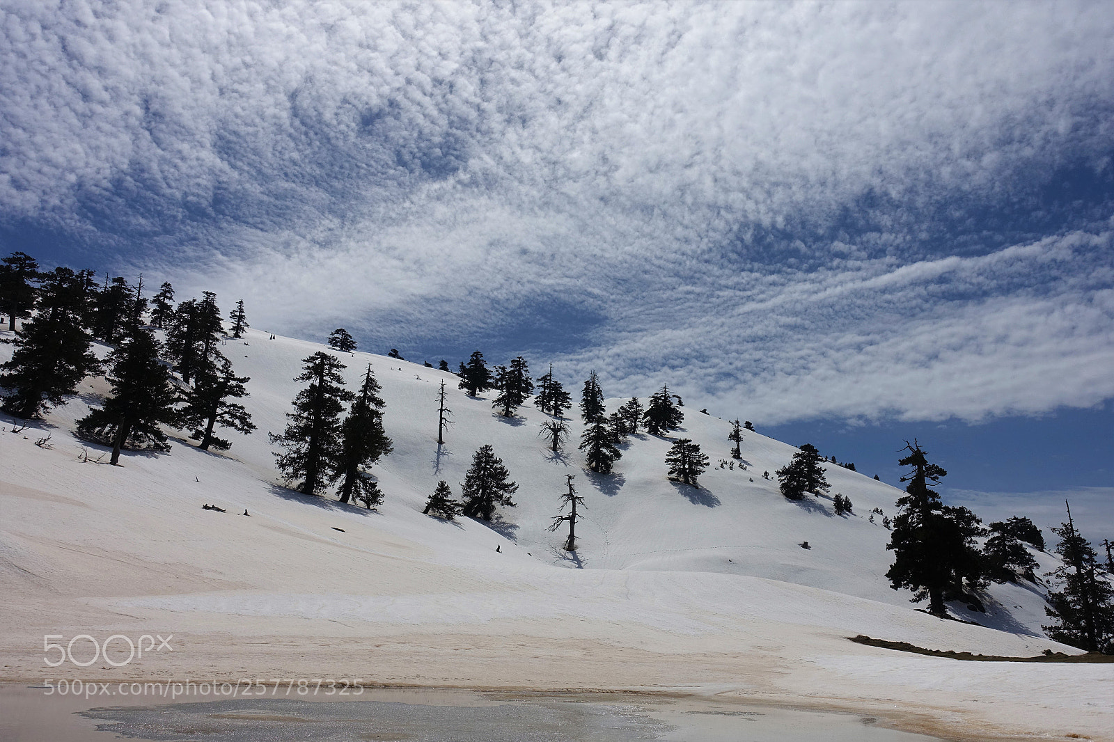 Sony Cyber-shot DSC-RX100 III sample photo. Clouds and snow photography
