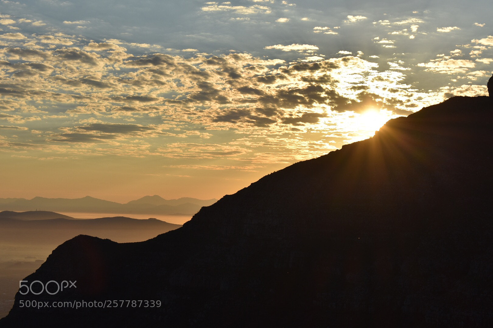 Nikon D3400 sample photo. Cape town sunrise photography