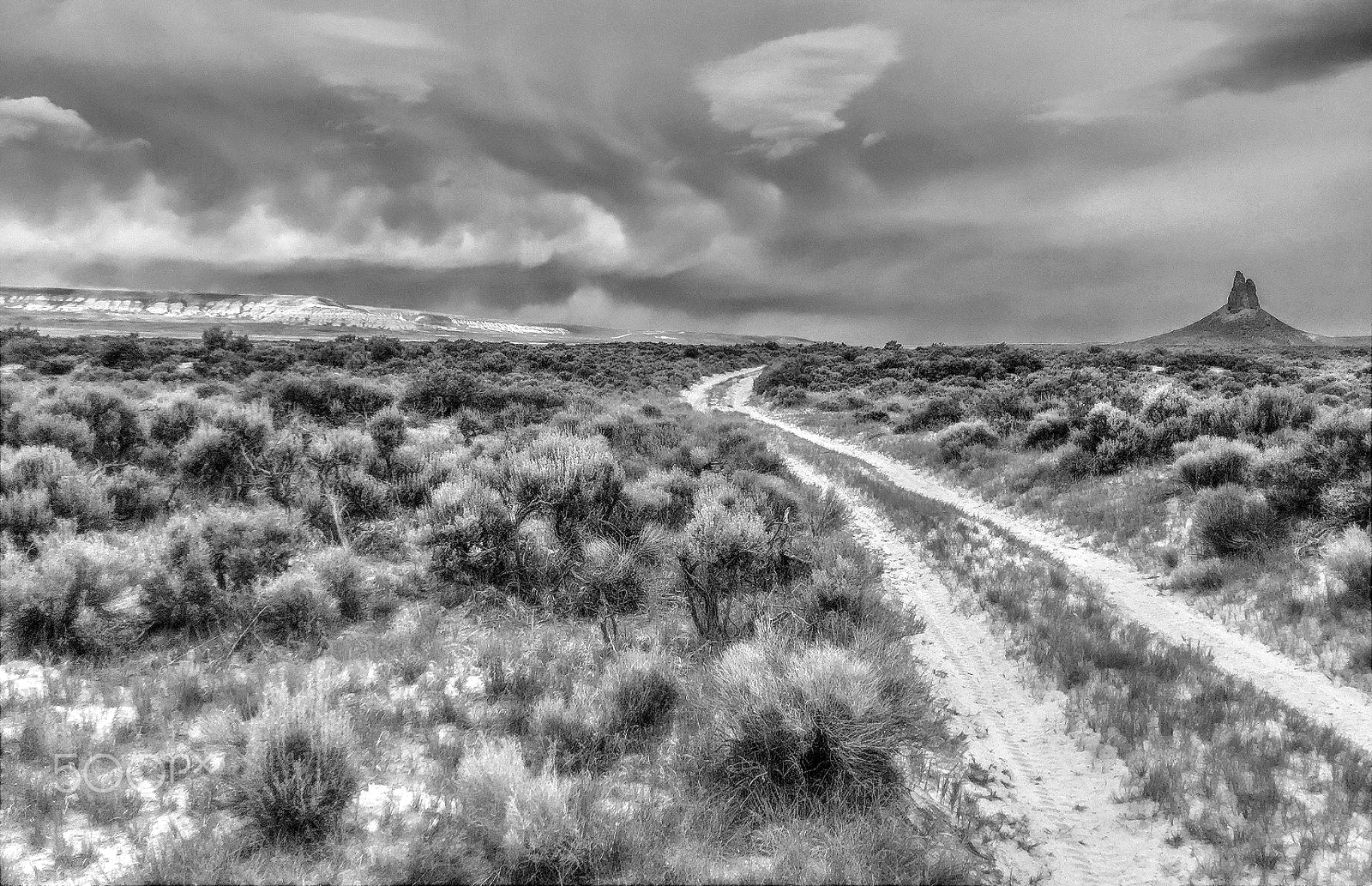 Apple iPad sample photo. 4-wd road in to boar's tusk photography