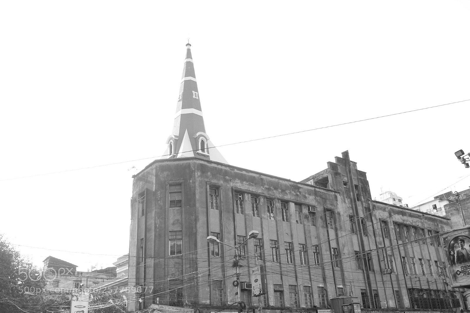 Canon EF-S 18-55mm F3.5-5.6 IS sample photo. White & black colorless house,,,, photography