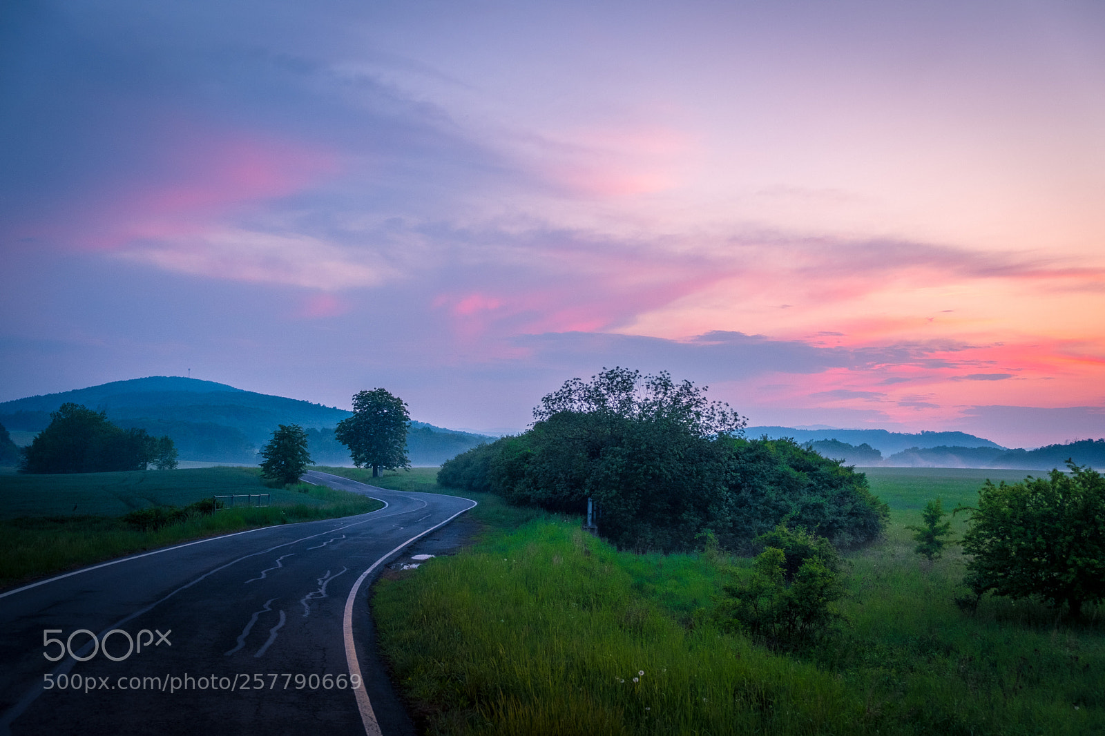 Fujifilm X-T2 sample photo. Misty sunset photography