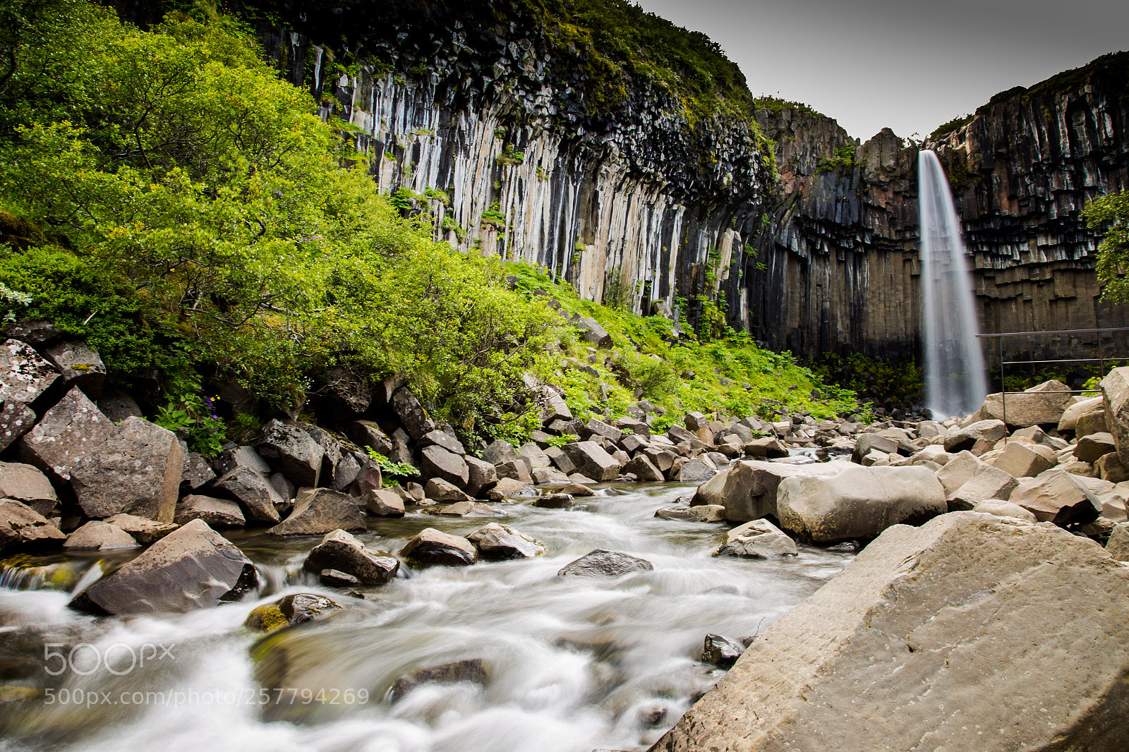 Canon EOS 6D sample photo. Svartifoss waterfall. iceland. photography