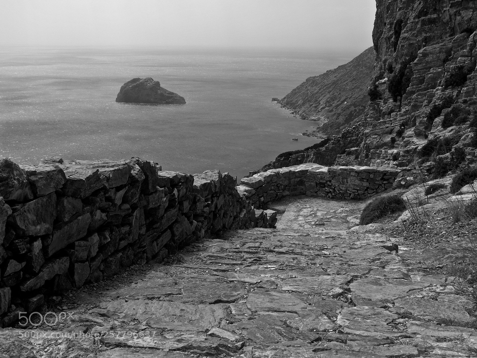 Canon PowerShot G11 sample photo. View from  hozoviotissa monastery photography