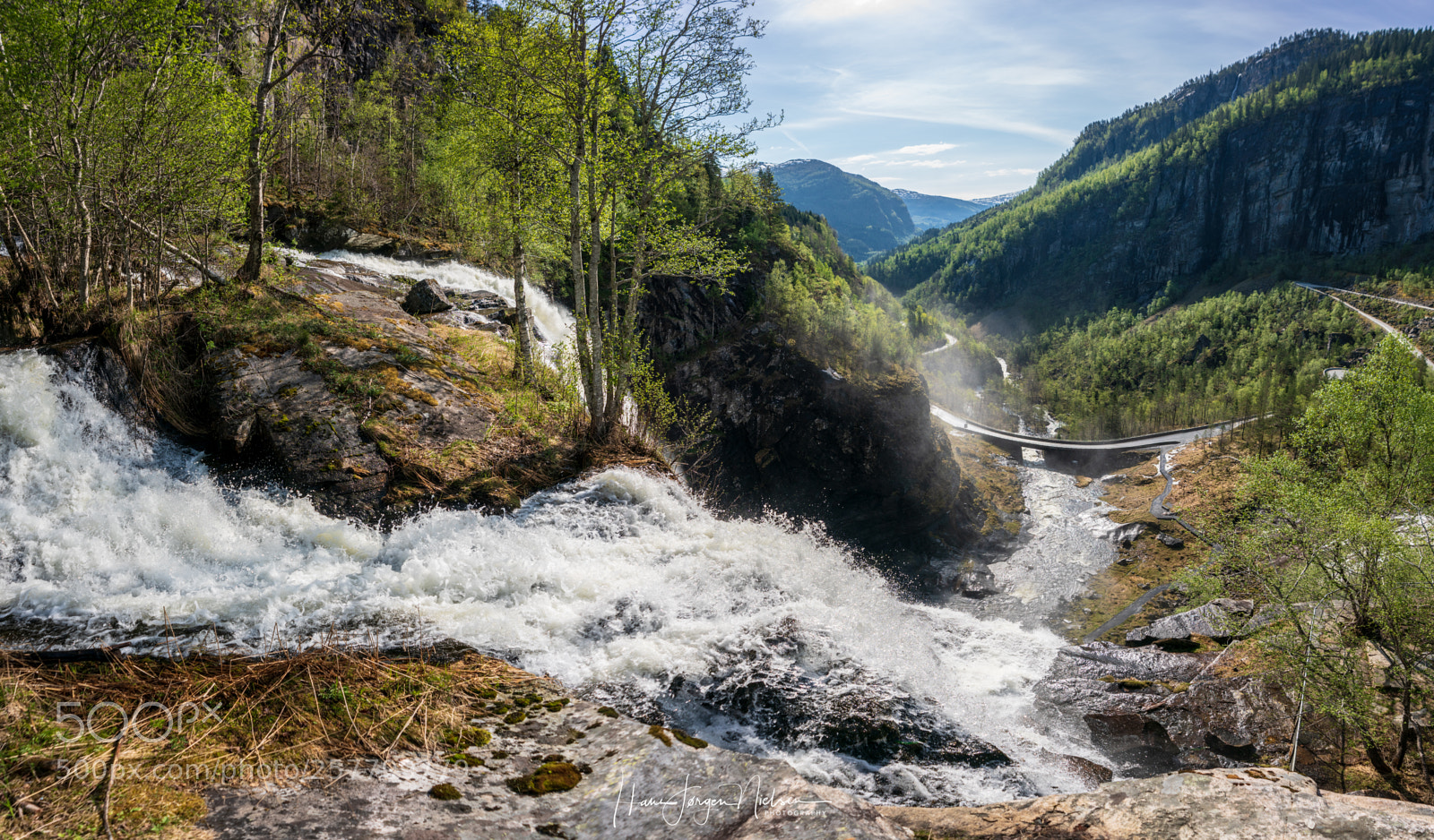 Sony a7R II sample photo. Skjervsfossen waterfall photography