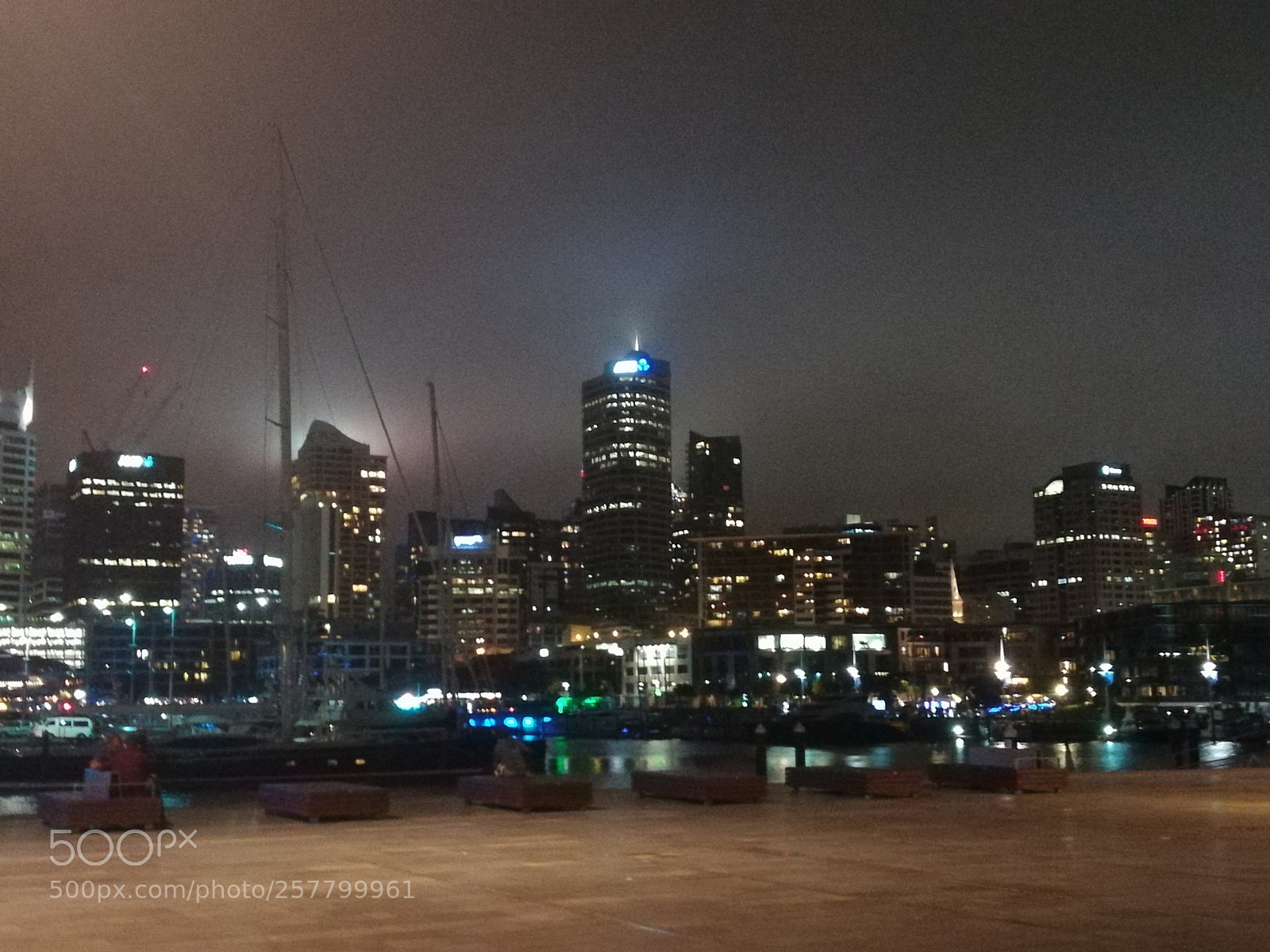 HUAWEI P10 lite sample photo. Foggy night sky photography