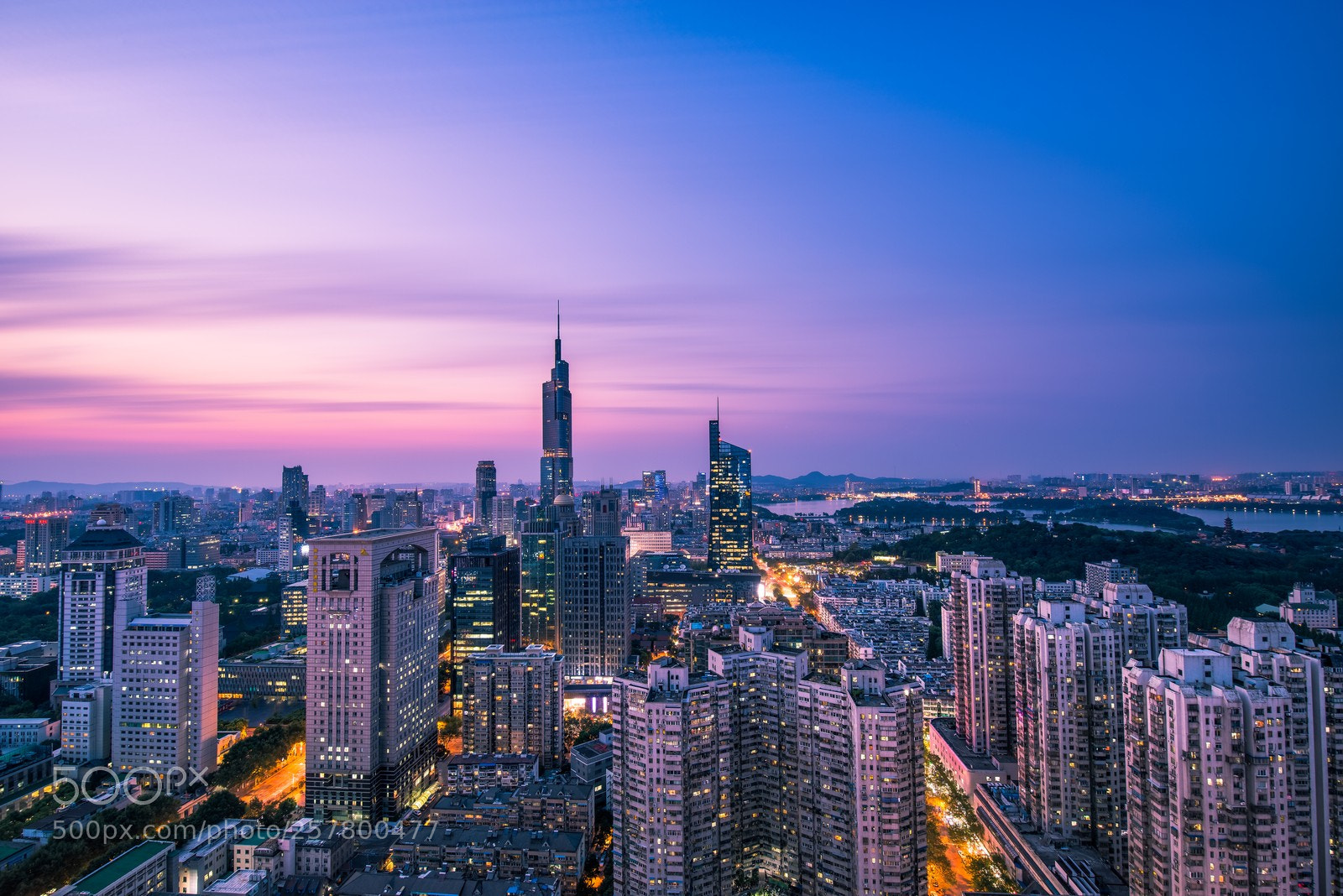 Nikon D800 sample photo. Aerial view of nanjing photography