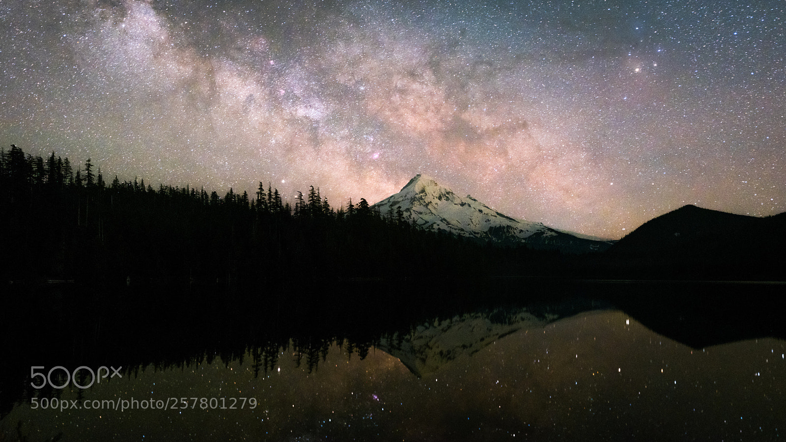 Fujifilm X-T2 sample photo. Milky way lost lake photography