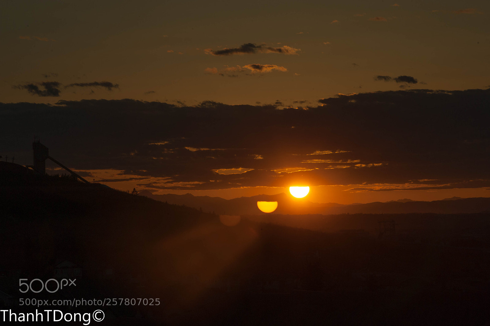 Nikon D700 sample photo. Double sun sunset photography