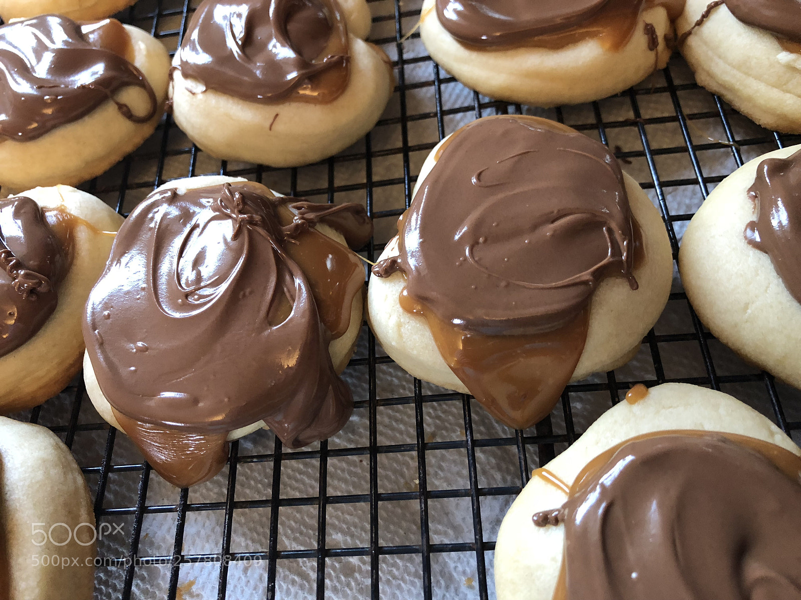 Apple iPhone 8 Plus sample photo. Homemade twix cookies!  photography
