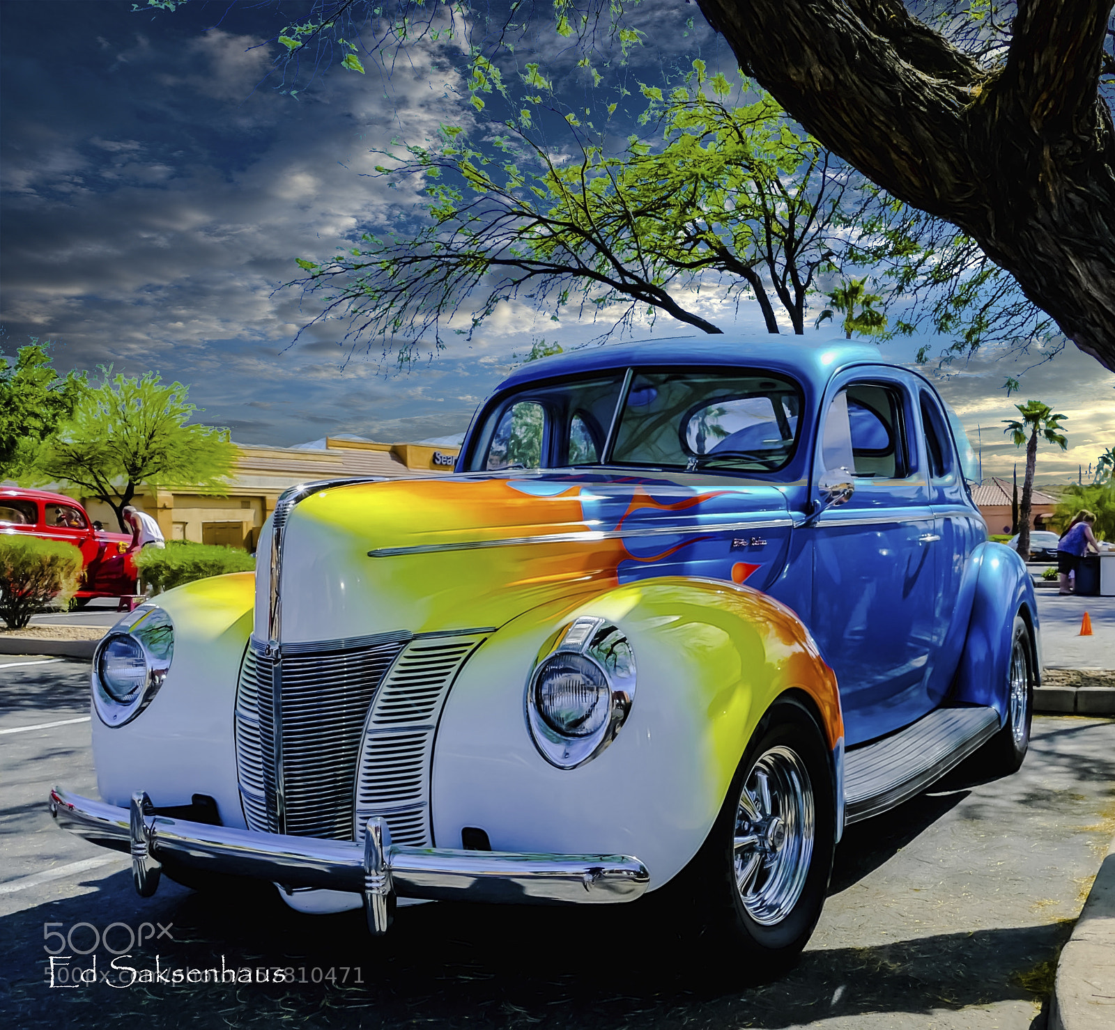 Panasonic Lumix DMC-FZ1000 sample photo. 1940 ford deluxe photography