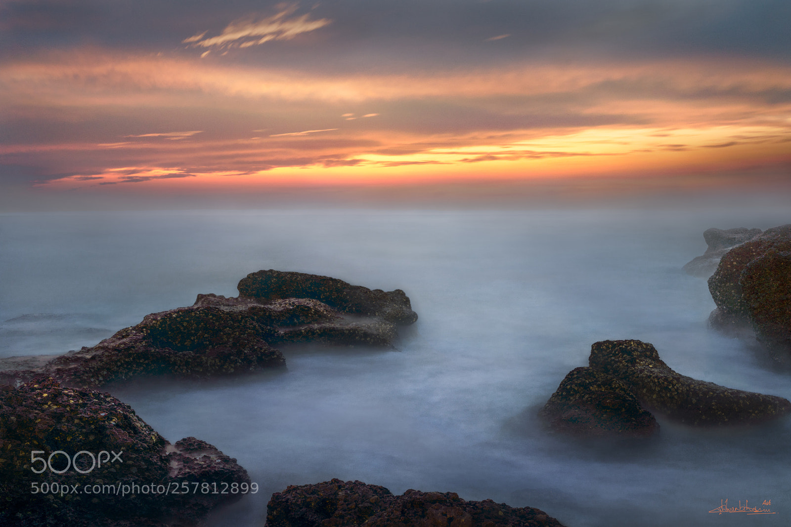 Sony a7R III sample photo. Rocks and silky oceanfront photography