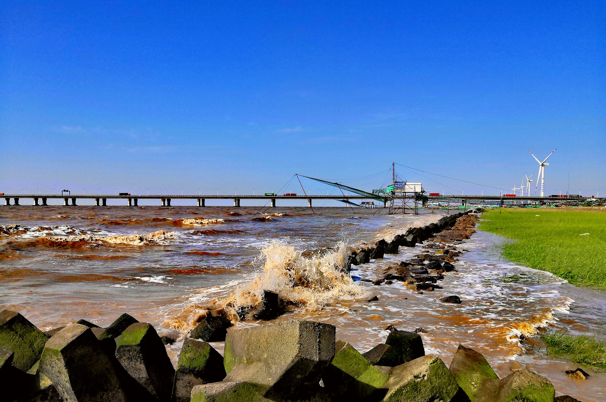 HUAWEI Honor 10 sample photo. Donghai bridge photography