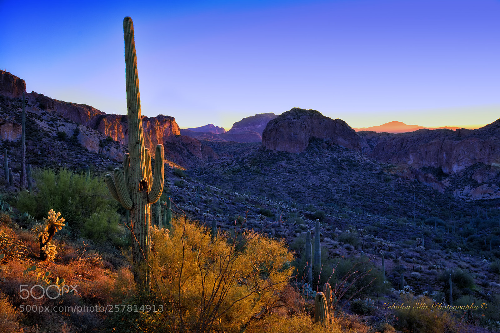 Canon EOS 5D sample photo. Sundown in the desert photography