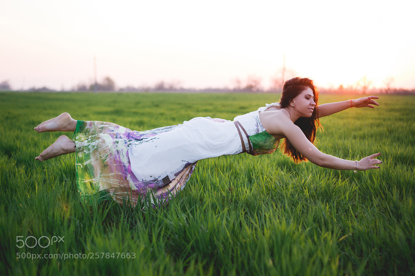 Canon EOS 50D sample photo. Levitation girl photography