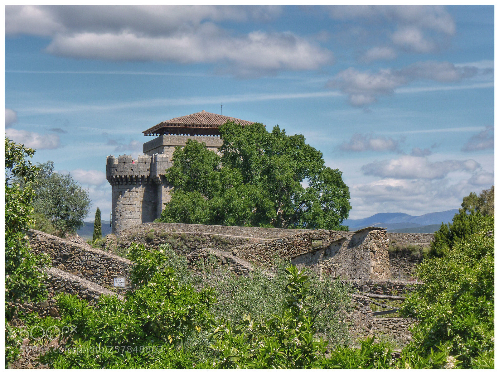 Panasonic Lumix DMC-FZ35 (Lumix DMC-FZ38) sample photo. Granadilla castle photography