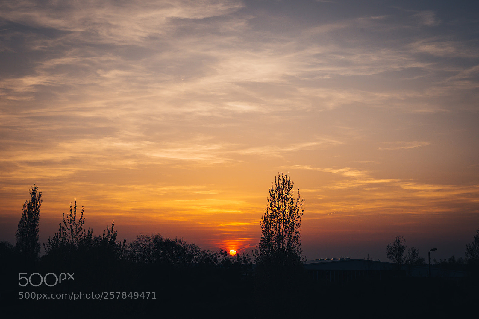 Canon EOS 6D sample photo. Sunset sky over dessau photography