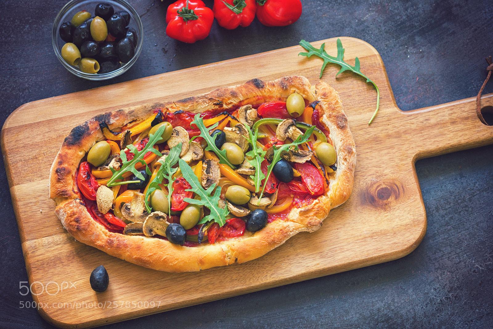 Sony a6300 sample photo. Vegetarian pizza photography