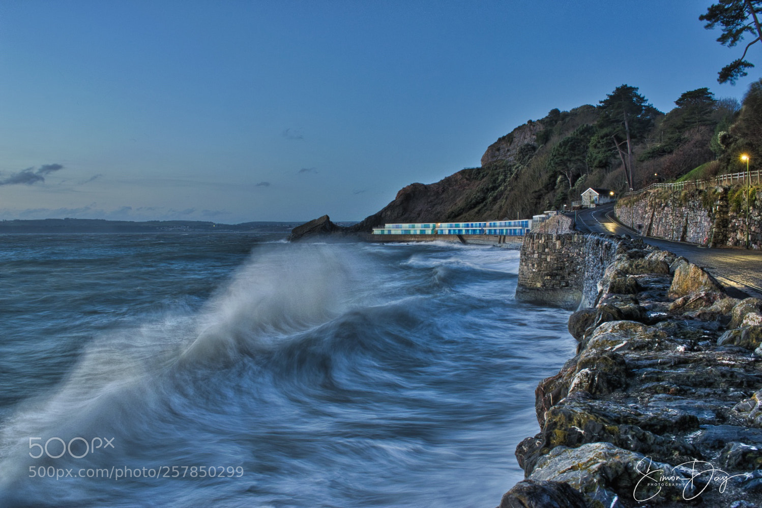 Nikon D5300 sample photo. Stormy seas in torquay photography