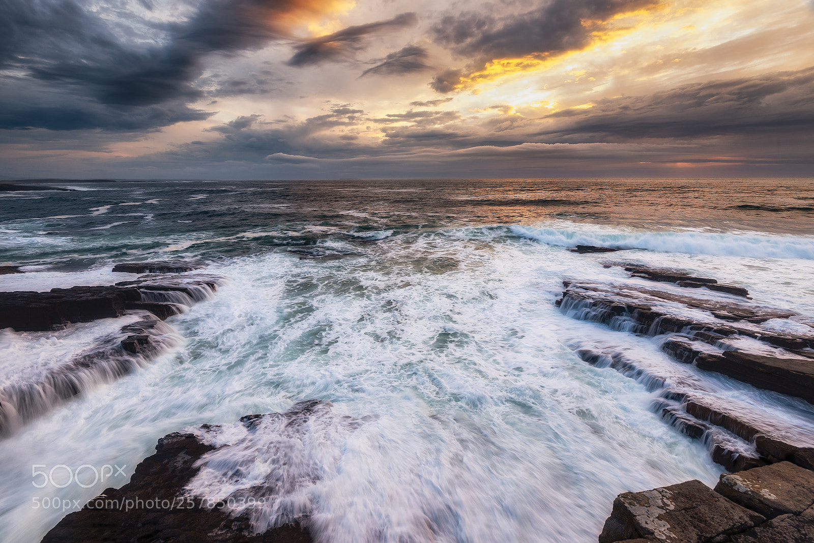 Nikon D750 sample photo. Co sligo sunset photography