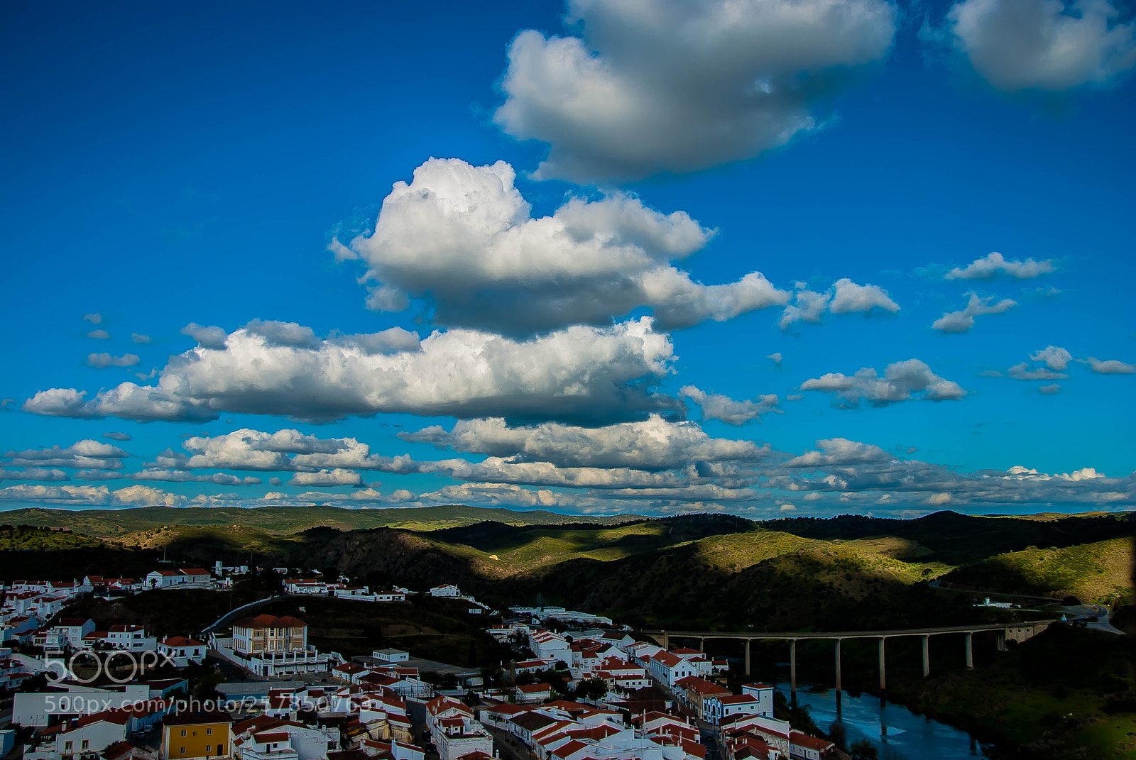 Nikon D60 sample photo. Clouds roll over mertola photography