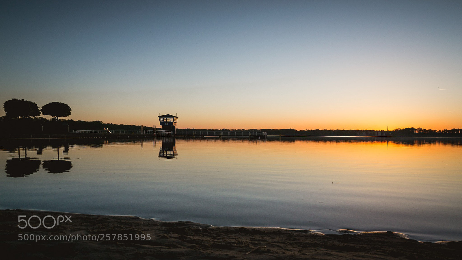 Nikon D3100 sample photo. Mirrored sundown photography